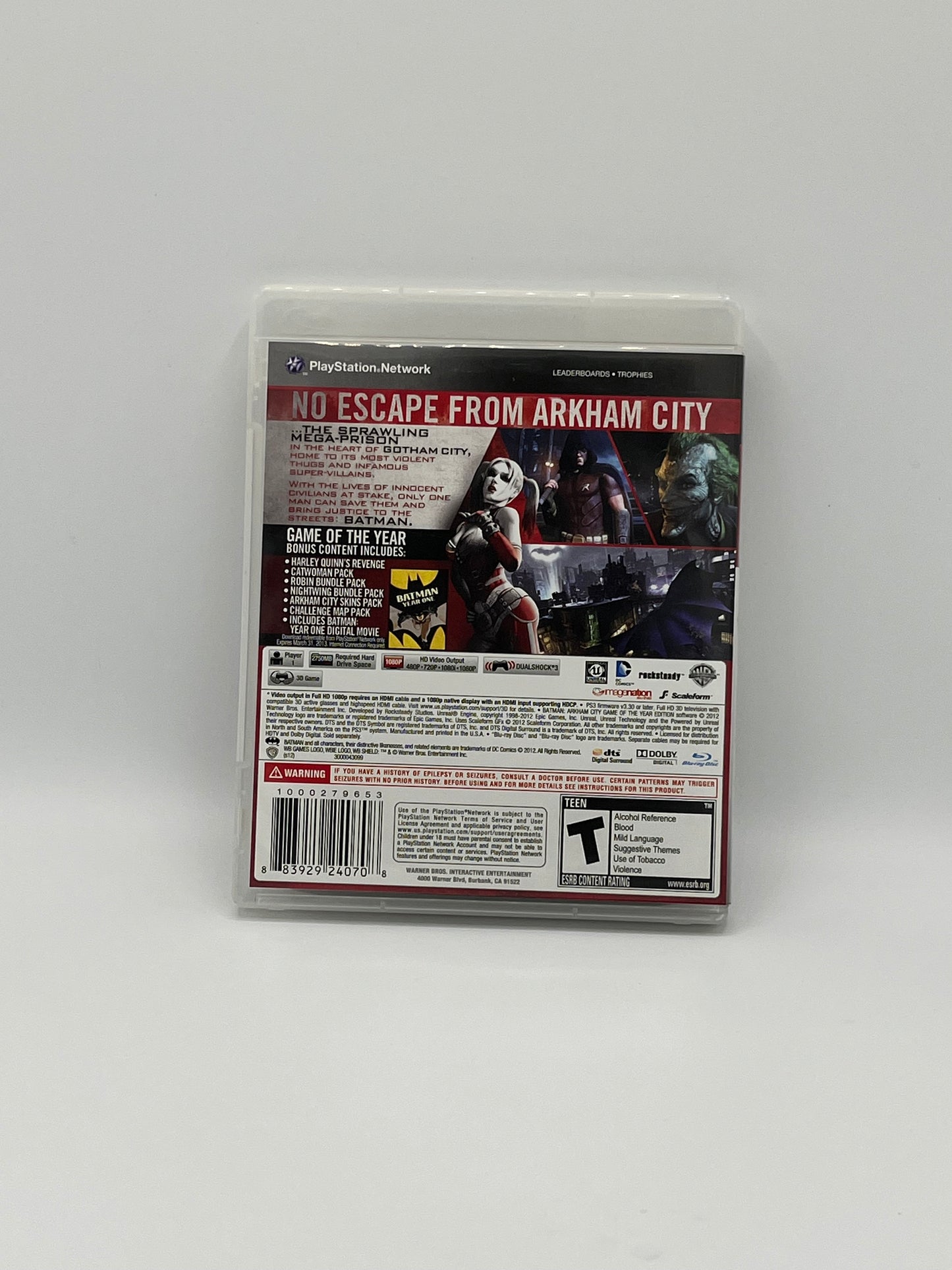 Batman: Arkham City (Game of the Year Edition) (PlayStation 3)