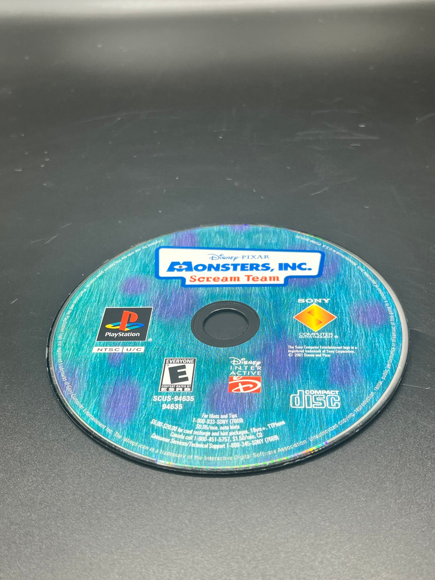 Monsters, Inc. Scream Team (PlayStation 1)