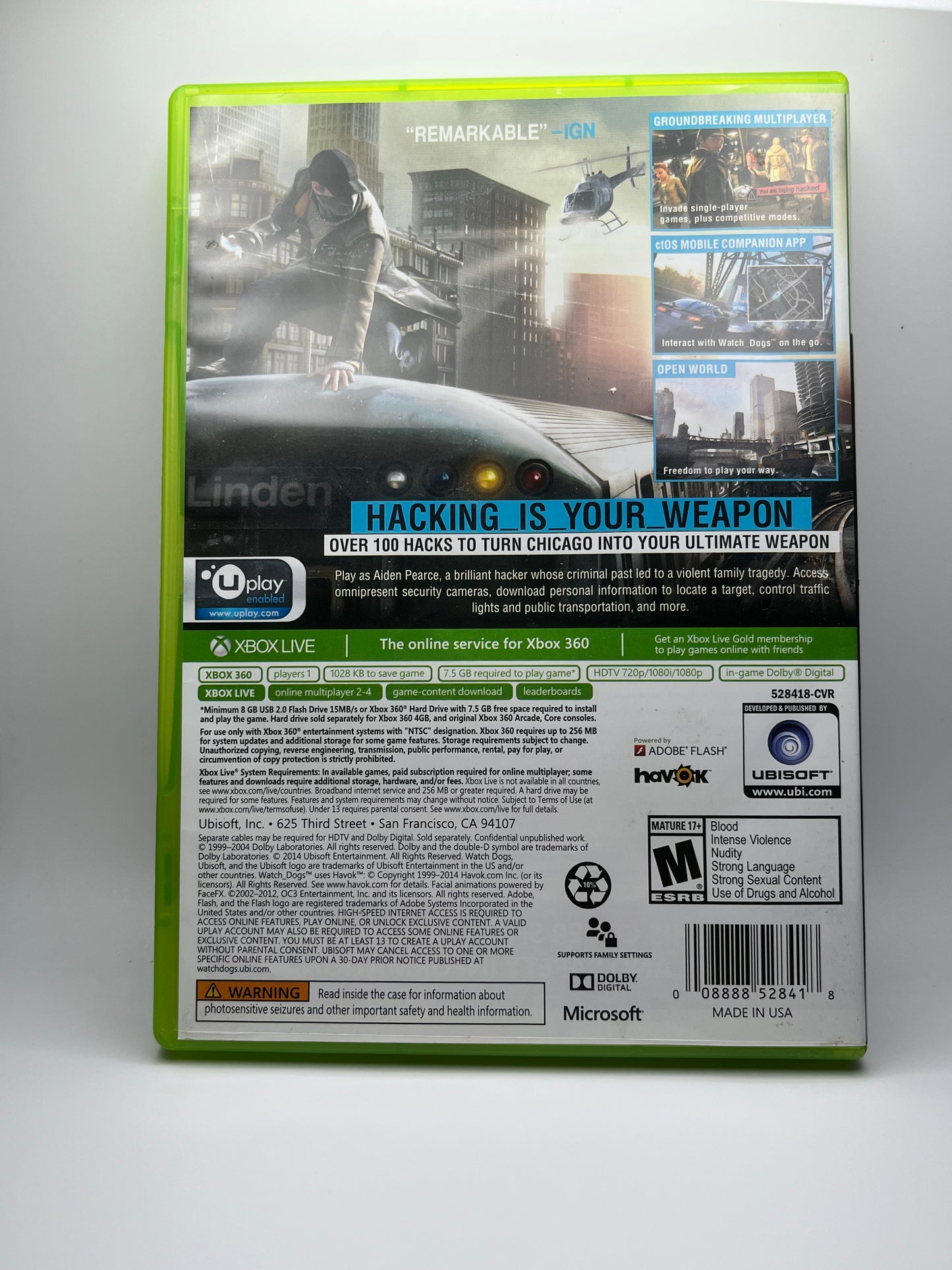 Watch Dogs (Xbox 360)