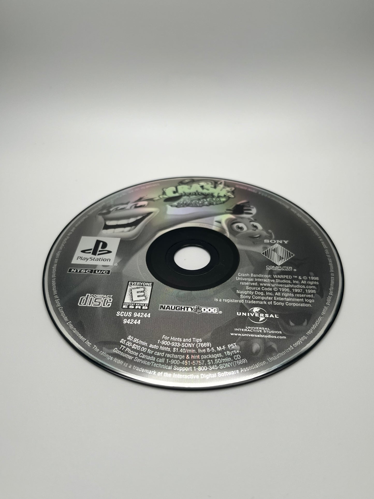Crash Bandicoot: Warped (PlayStation 1)