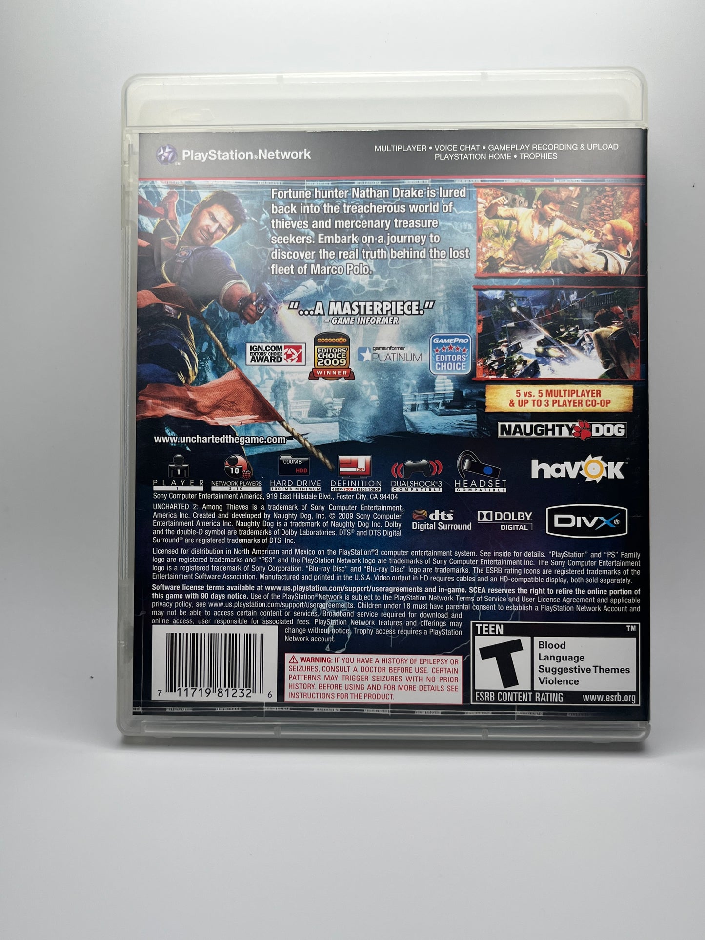 Uncharted 2: Among Thieves (PlayStation 3)