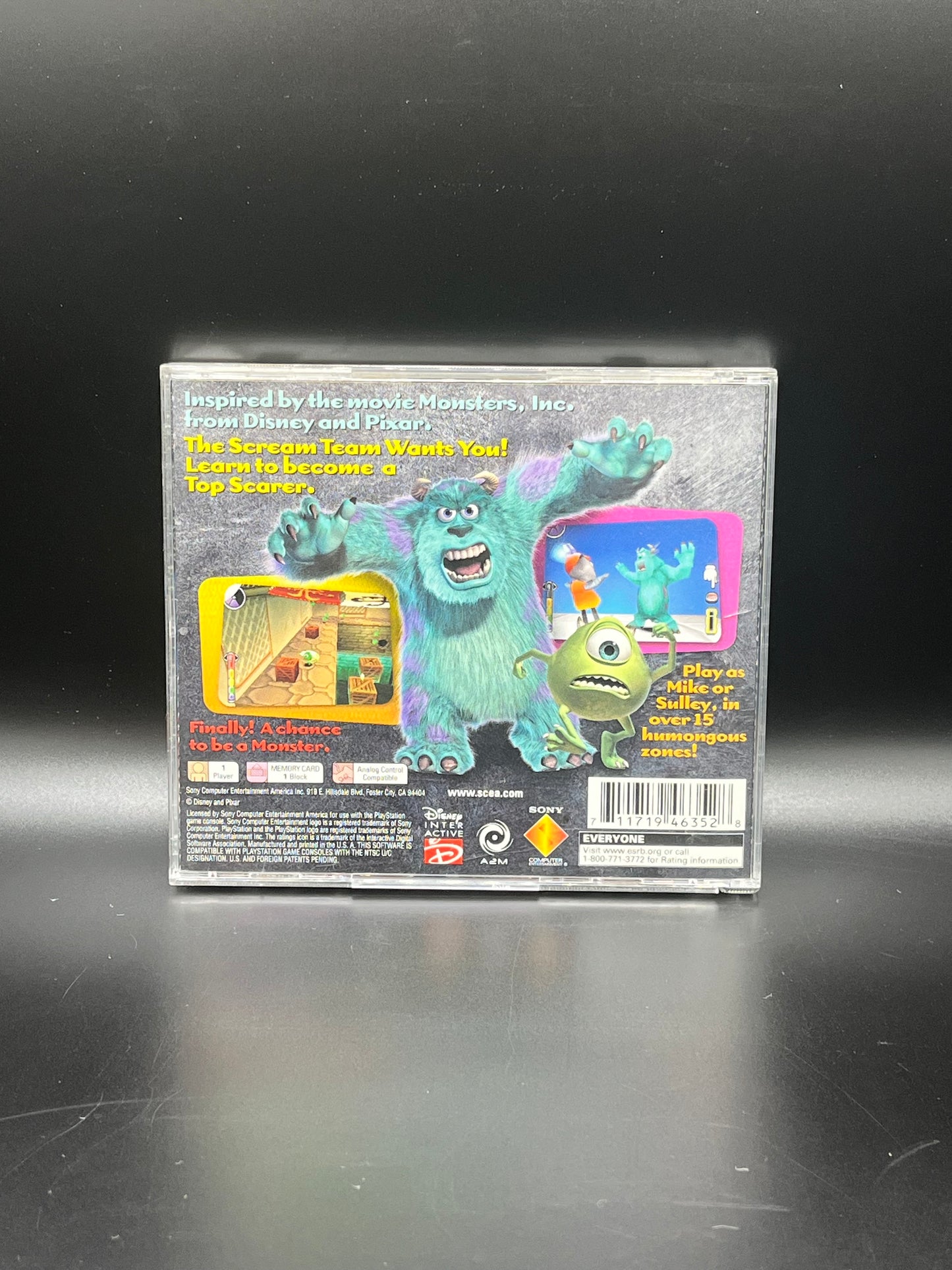 Monsters, Inc. Scream Team (PlayStation 1)