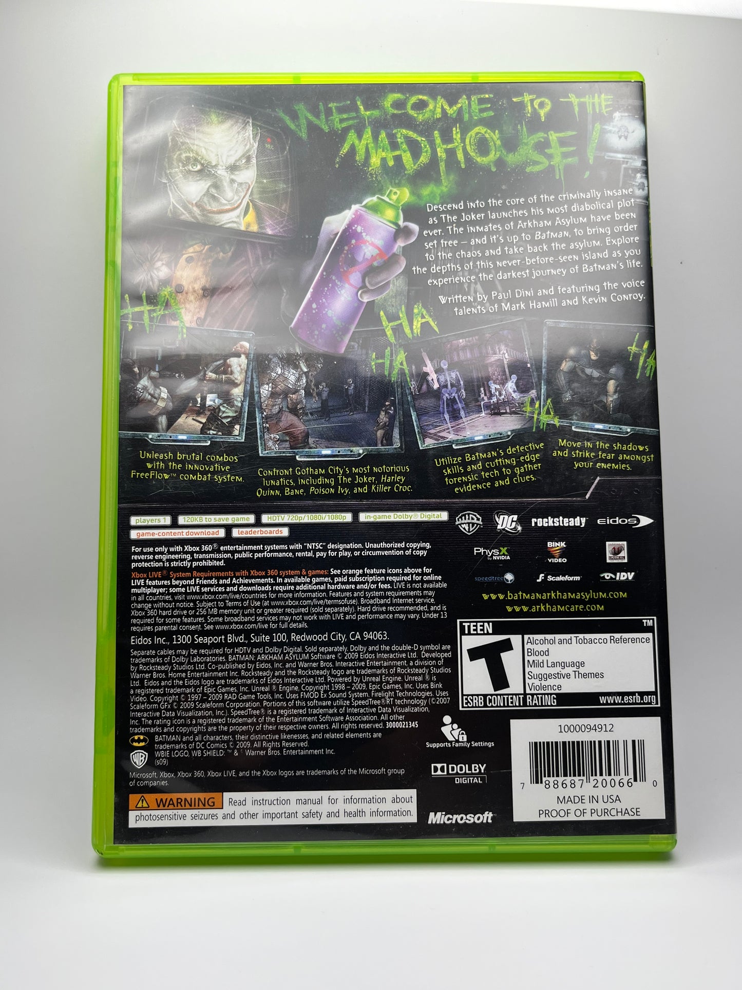 Batman: Arkham Asylum (Xbox 360)