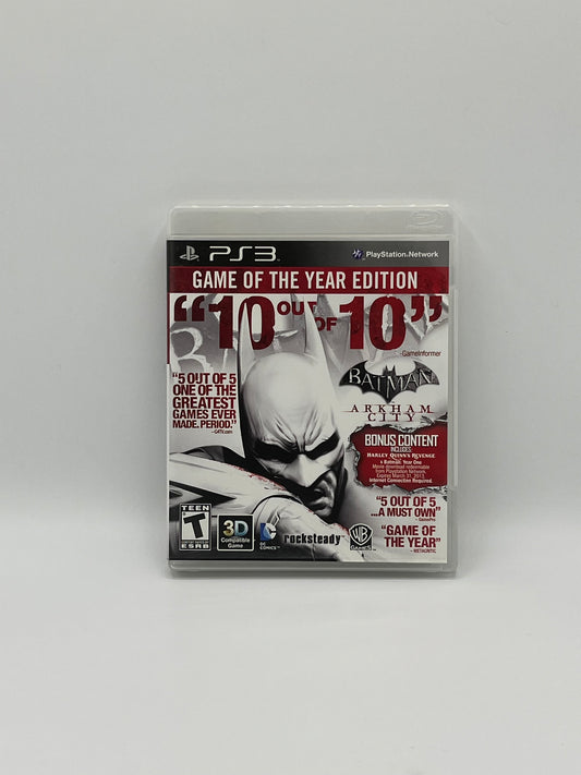 Batman: Arkham City (Game of the Year Edition) (PlayStation 3)