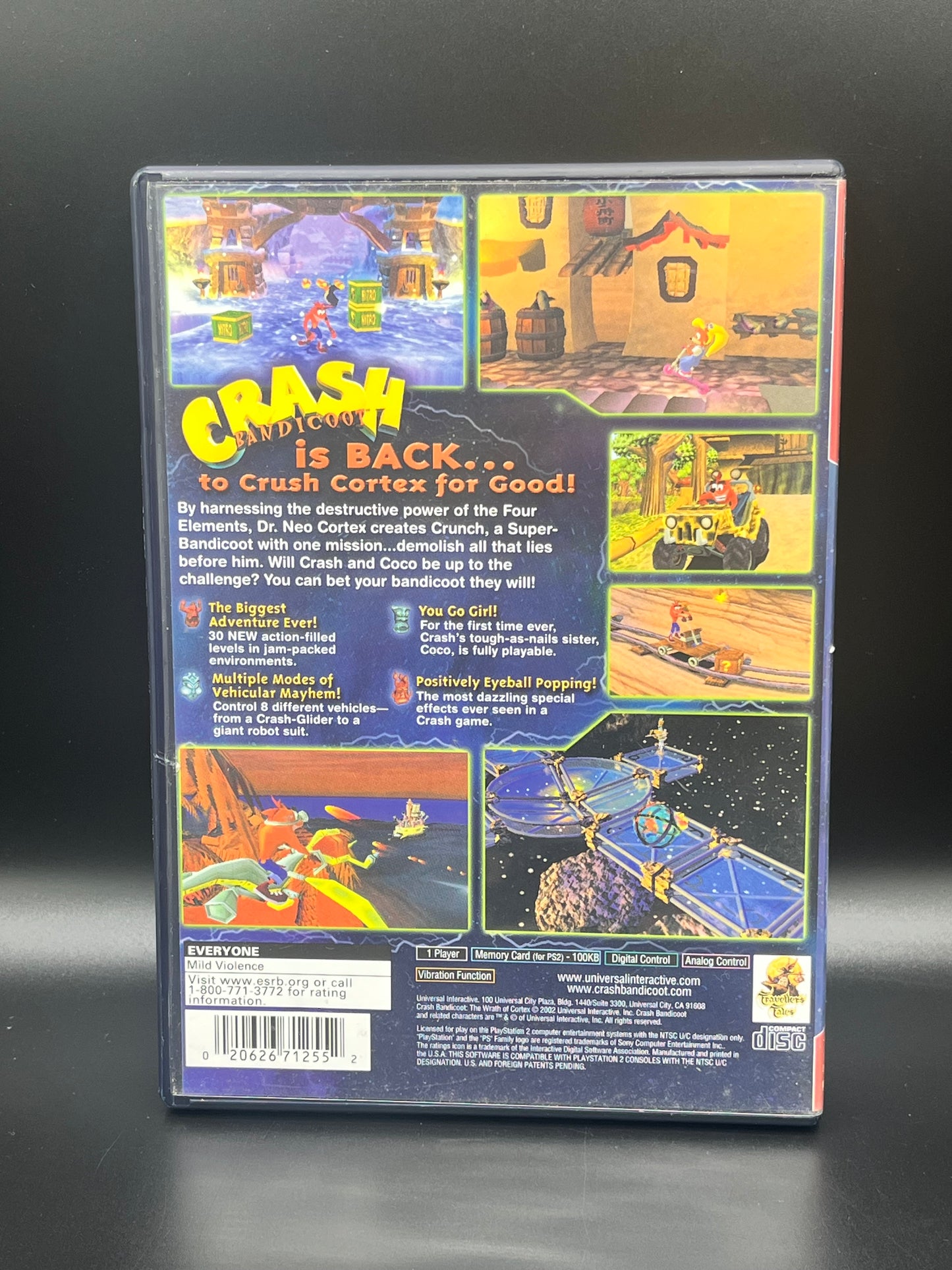 Crash bandicoot the wrath of cortex (PlayStation 2)￼￼