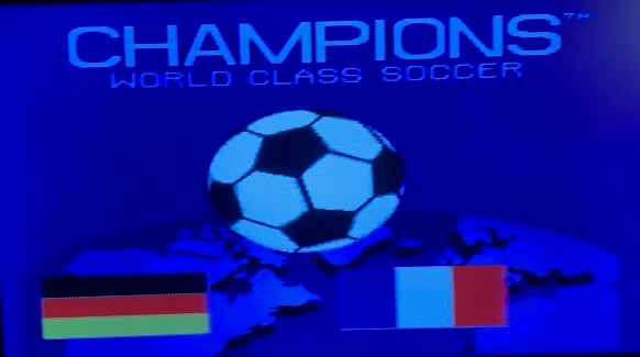 Champions world class soccer (Sega Genesis)￼