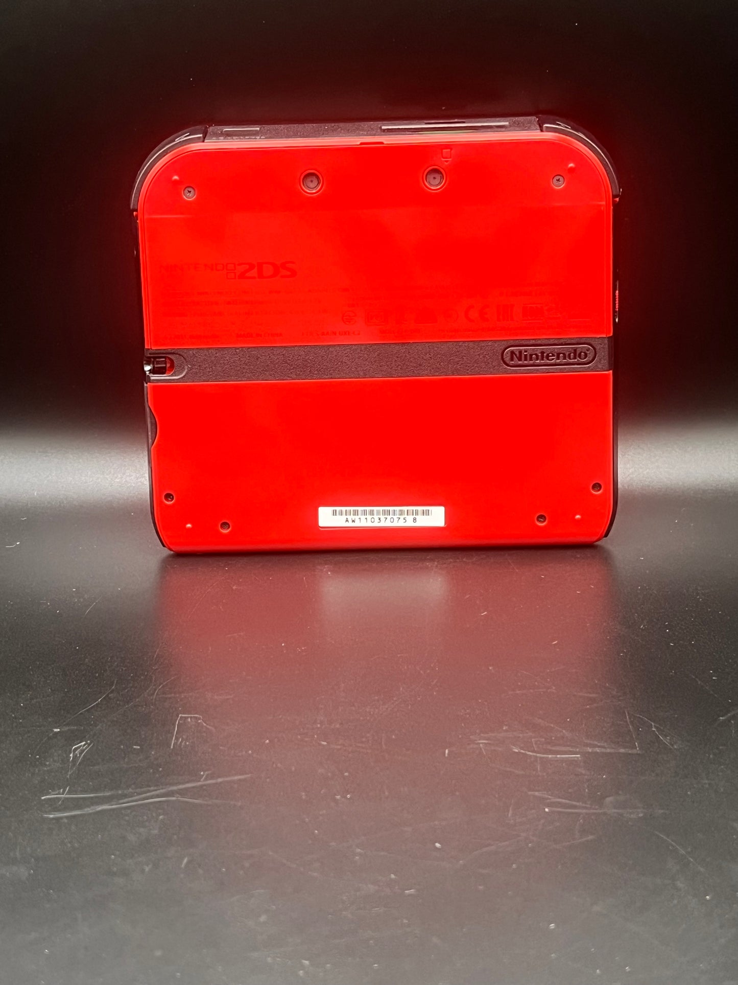 Nintendo 2DS crimson red Mario kart 7 Edition Console