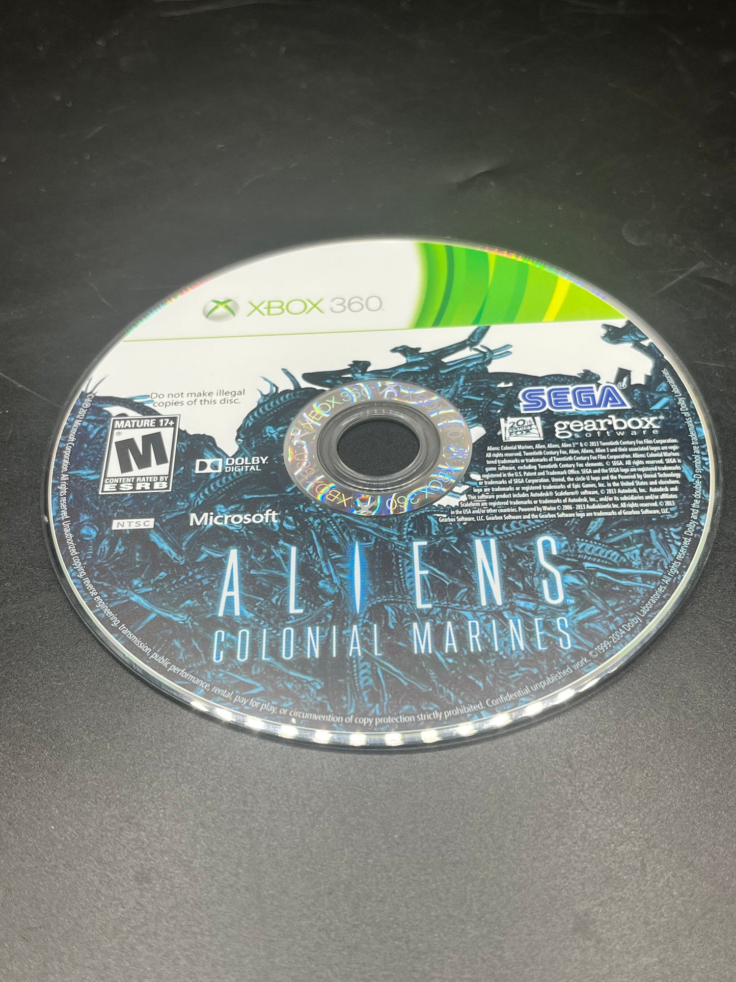 Aliens colonial Marines (Xbox 360)￼