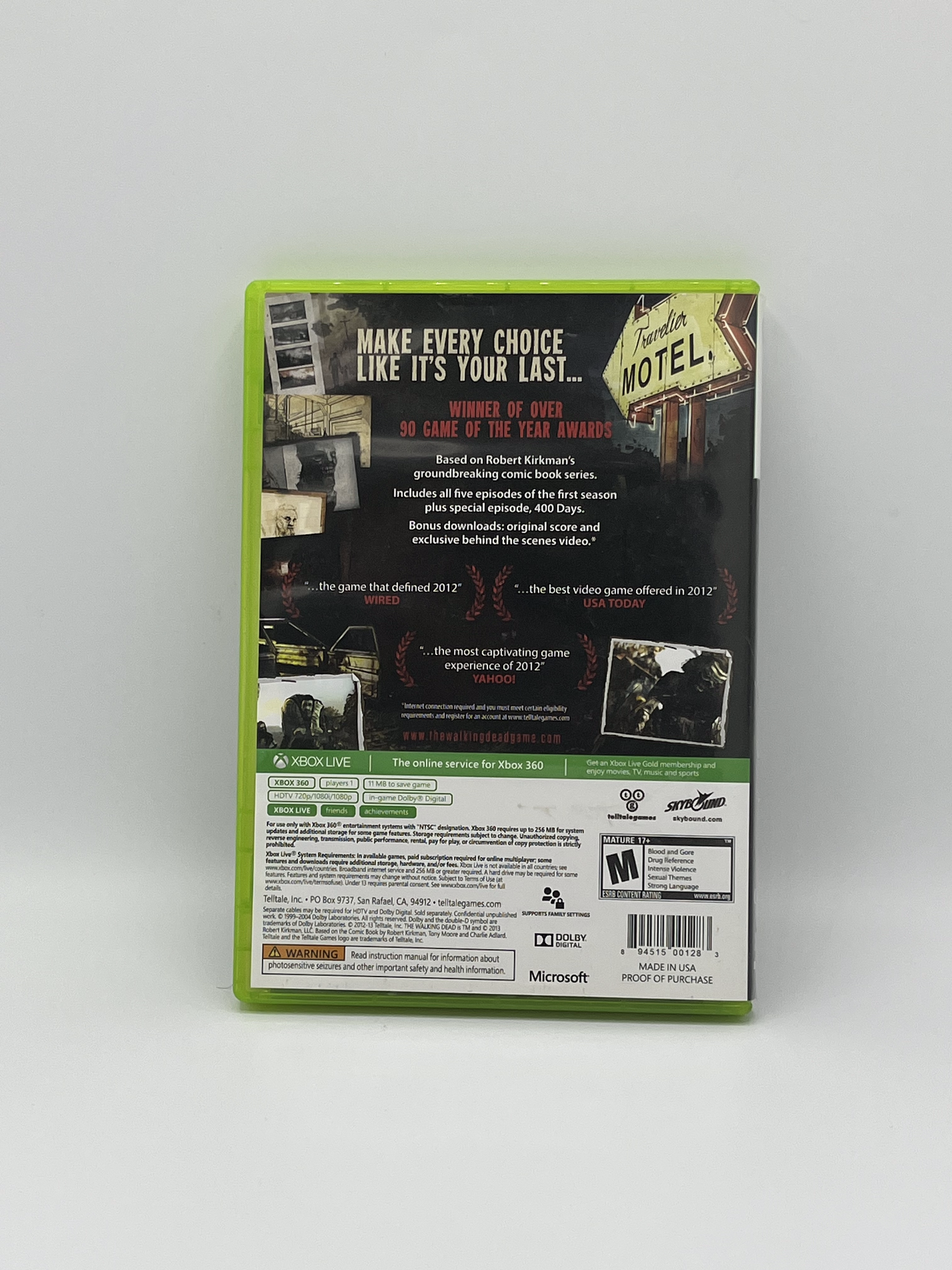 The Walking Dead (Game of the Year Edition) (Xbox 360)