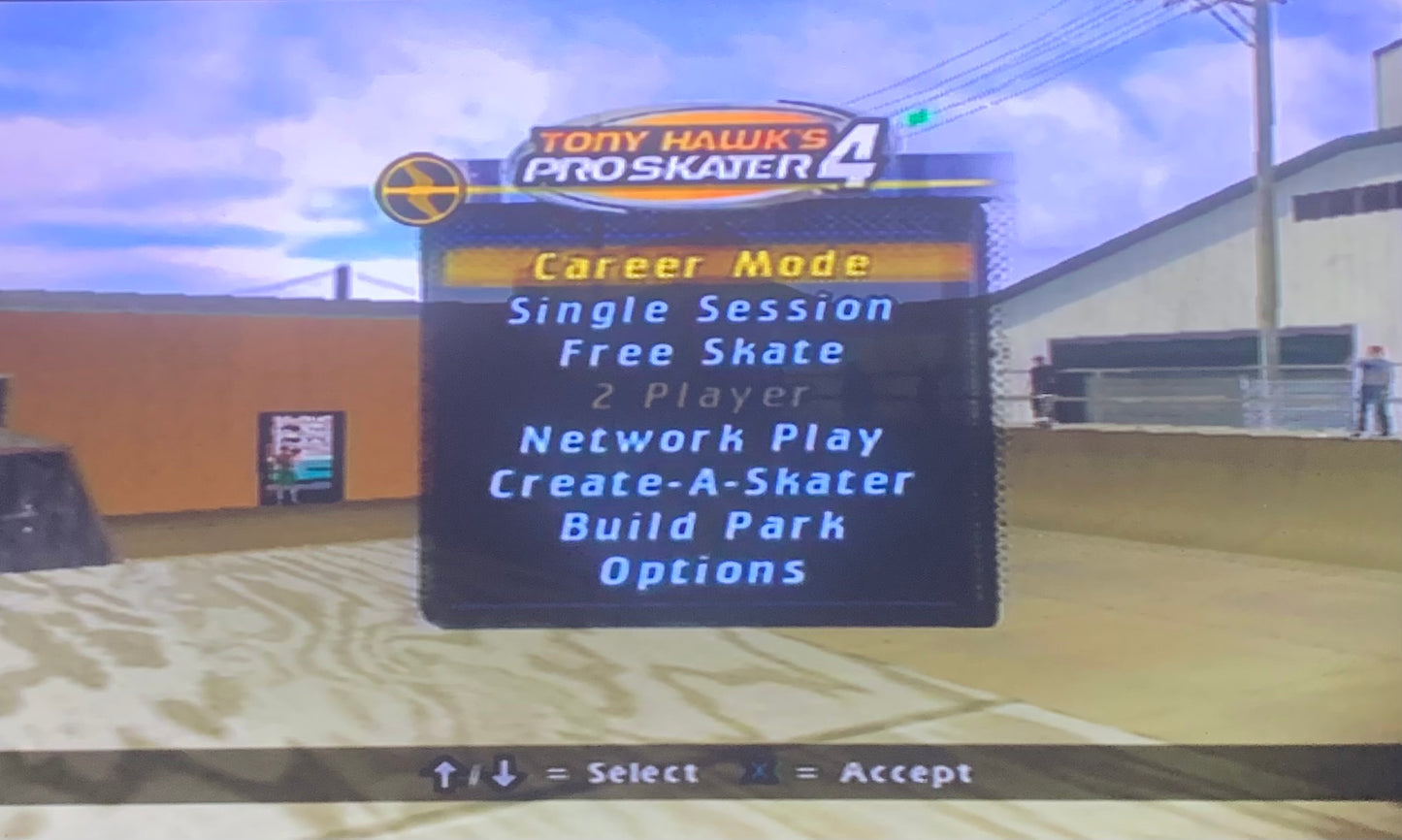 Tony Hawk’s Pro Skater 4 (PlayStation 2)