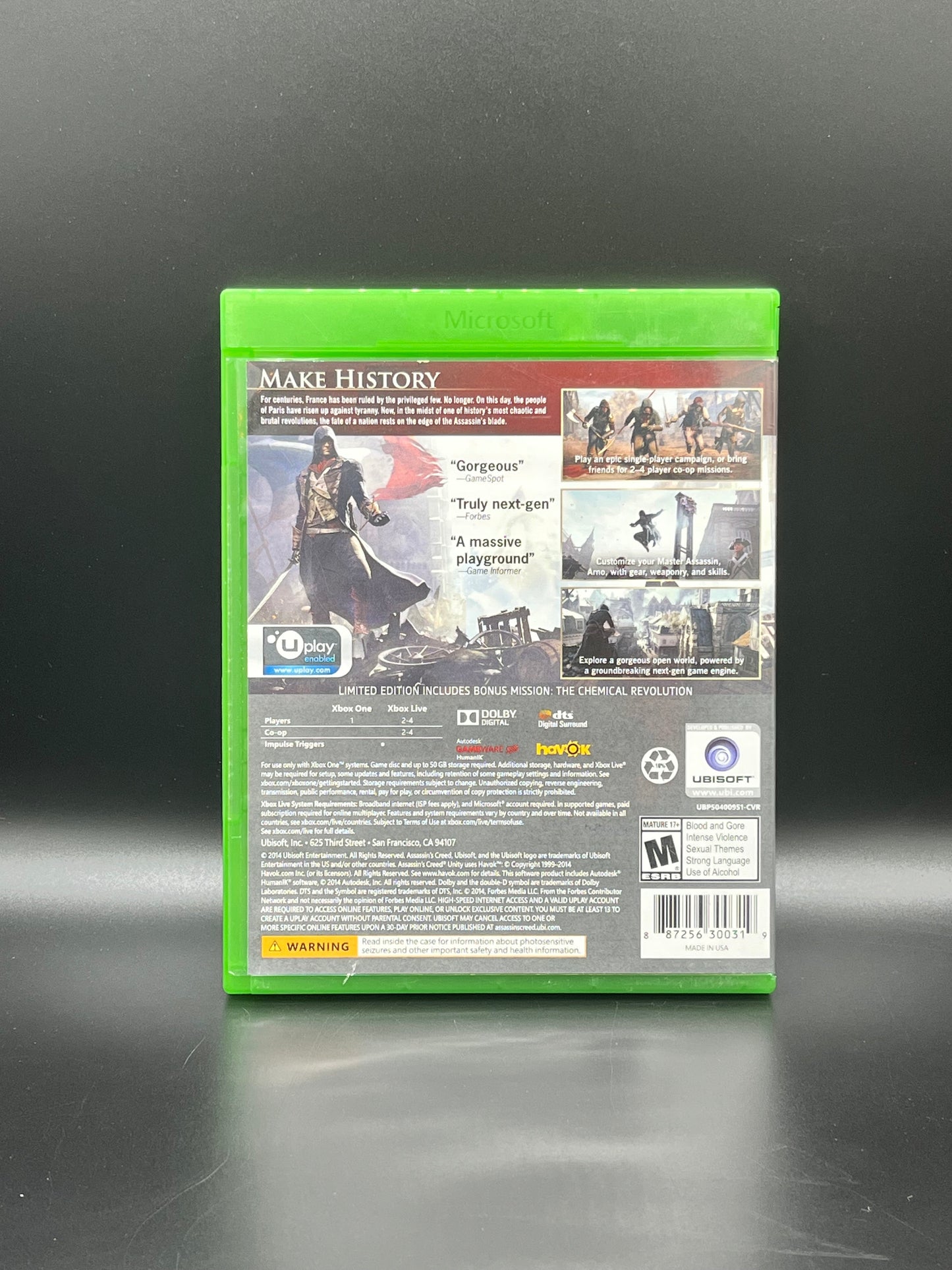 Assassin’s Creed Unity (Xbox One)