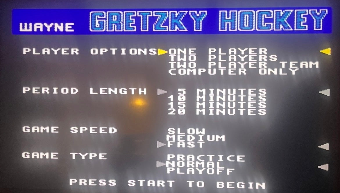 Wayne Gretzky Hockey (NES)￼